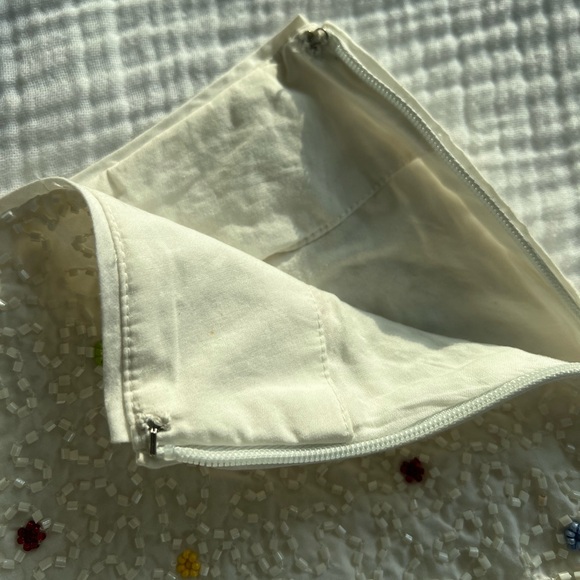 & Other Stories Beaded White Miniskirt - Picture 4 of 9